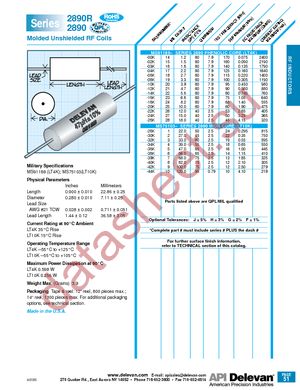 2890-00K datasheet  